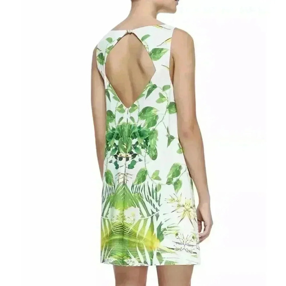 Alice & Olivia Trina Tropical Cutout Back Dress - Picture 2 of 5